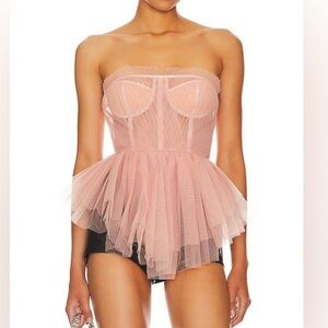 NBD Revolve Tetra Top in Nude Pink *NEVER WORN*